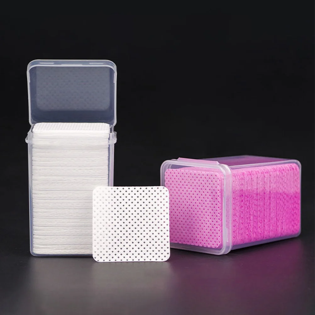 Lenço de Limpeza para Cola de Cílios, Lenço Reutilizável para Remoção de Resíduos de Frascos, Limpador de Gel para Arte de Unhas