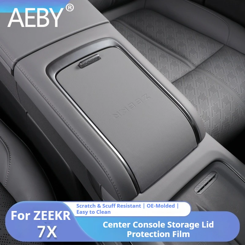 

AEBY For ZEEKR 7X 2024 2025 Cup Holder Cover Anti-Scratch Mat Leather Waterproof Easy Clean Center Console Interior Accessories