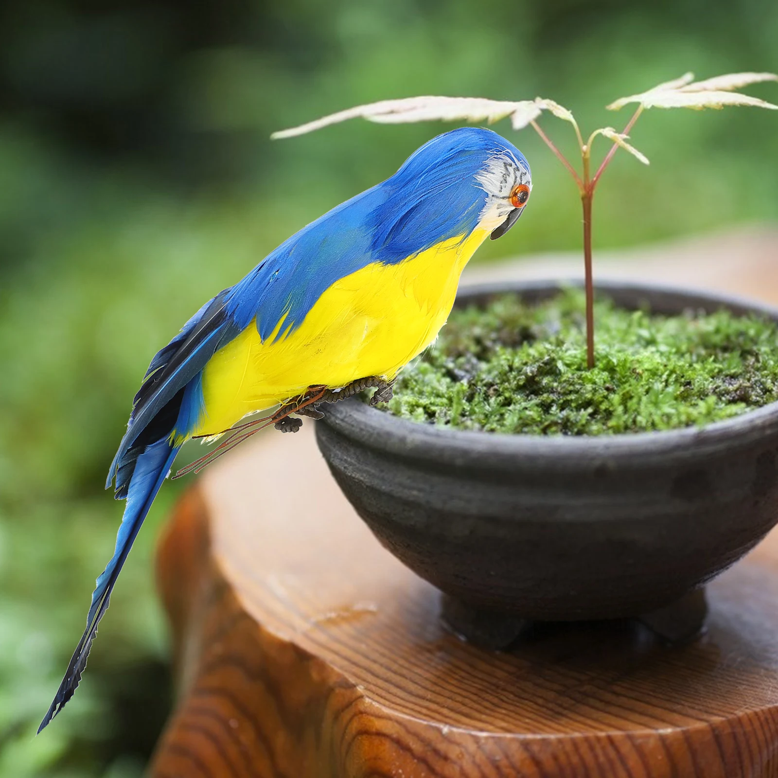 

Simulated Foaming Decoration Artificial Garden Yard Balcony Home Decor Wedding Scene Photo Prop Outdoor Bird Ornament