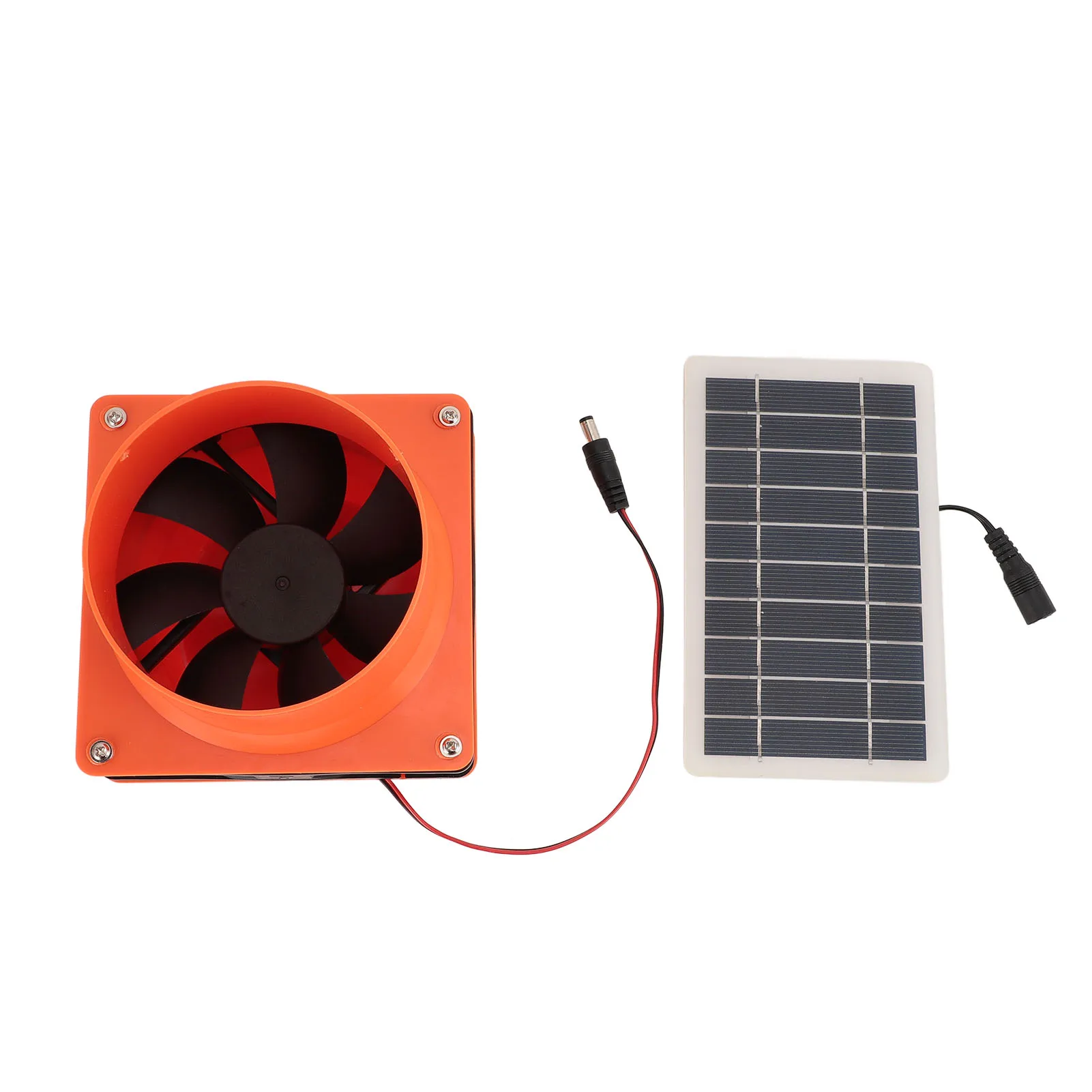 

Solar Powered Exhaust Fan 10W 5V ABS Monocrystalline Silicon Solar Panel Ventilation Fan Kit for Round Pipe Pet House Chicken Co