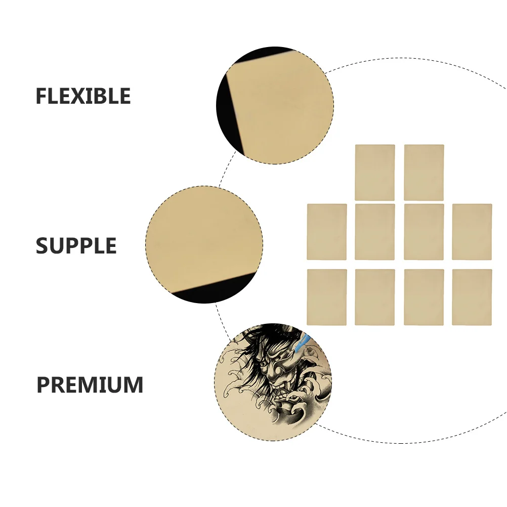 

10pcs Blank For Tattooing Thick Silicone False Supplies Embroidered Sheet Artists Practice Skin Makeup Practice Skin