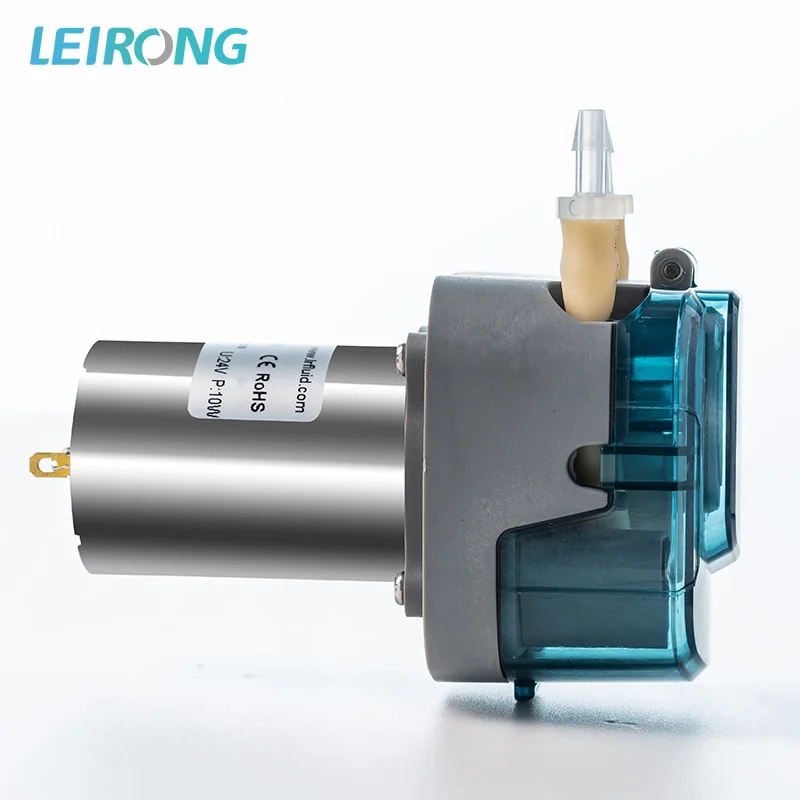 400ml/min  Low Noise Small Quick Load Head Dc Motor Sanitary Small Medical  Oem Peristaltic Pump