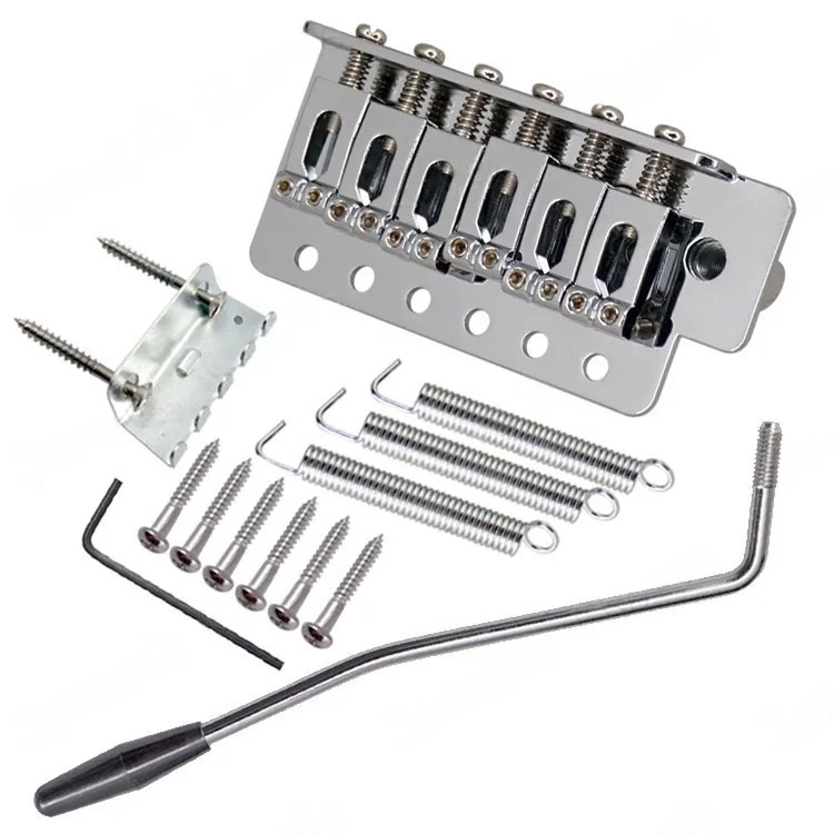 Backhand Left-hand SQ ST Electric Guitar Single-shake Bridge Tremolo System Tailpiece Bridge Tremolo Saddle