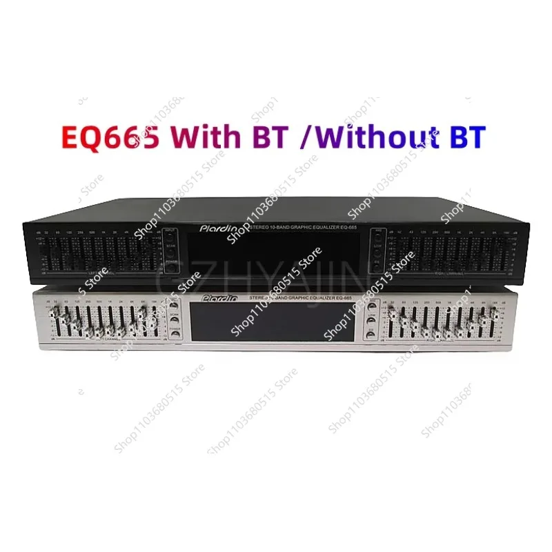 Equalizer HiFi Home Balanced Mixer Double 10 Segment Stereo Bass Treble Control For Audio System Home Theater