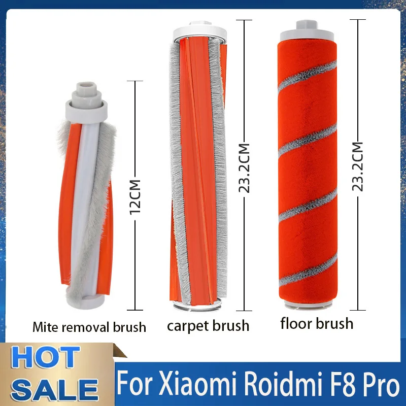 Аксессуары для основной роликовой щетки для Xiaomi ROIDMI F8 XCQ01RM F8E F8pro NEX X20, запасные части для ручного пылесоса из углеродного волокна