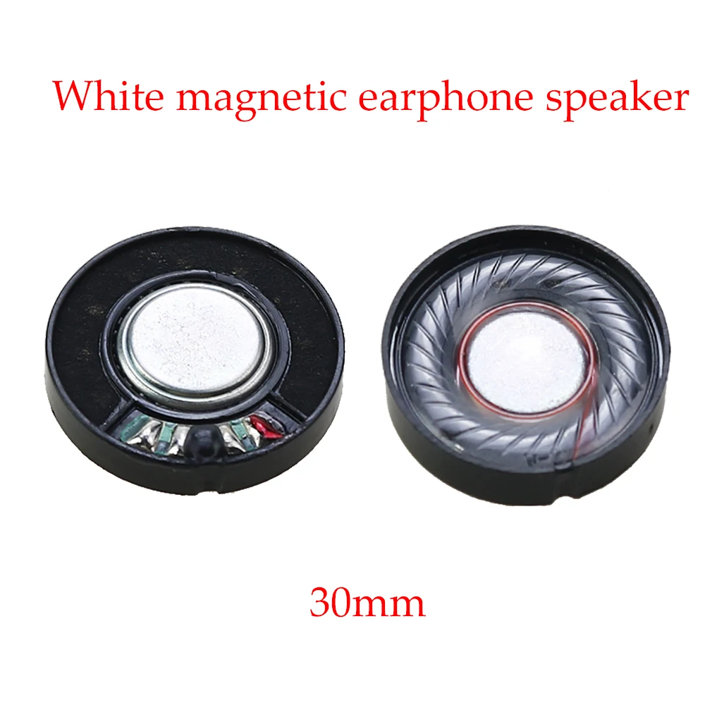 1 Piece 27mm 30mm 40mm 50mmWireless Headphone Speaker Driver Neodymium 112db HIFI Headset Horn Full Range Speakers