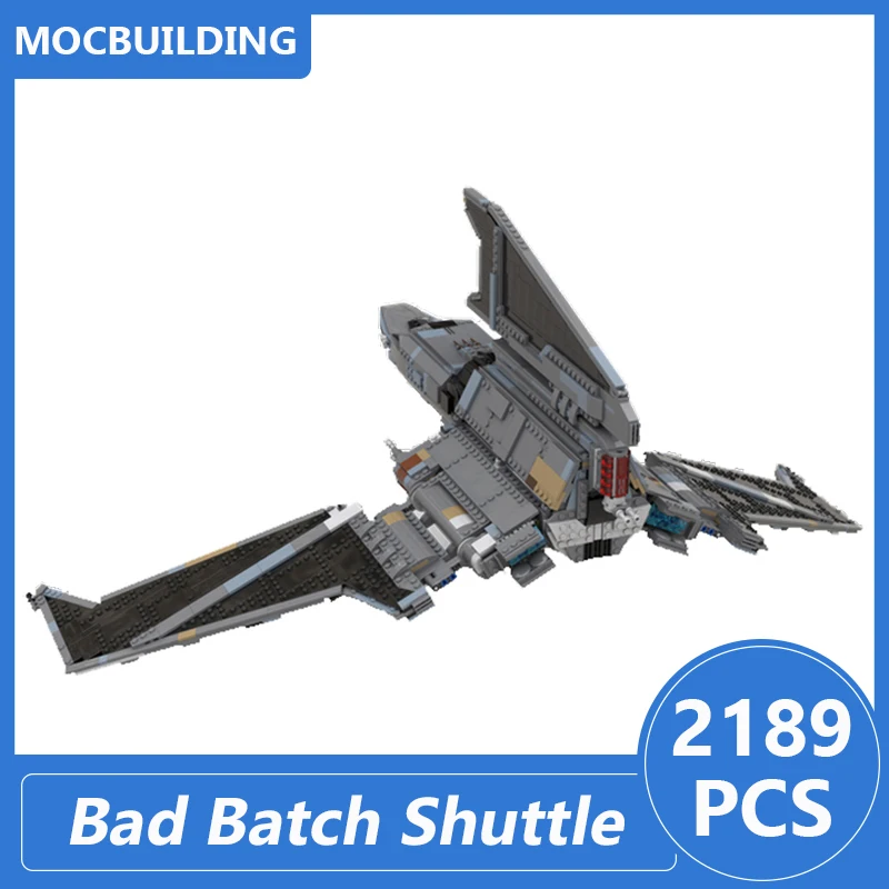 Moc Building Blocks Marauder Bad Batch Shuttle Ultimate Play-set Scale Model Diy Assemble Bricks Collection Display Toys Gifts