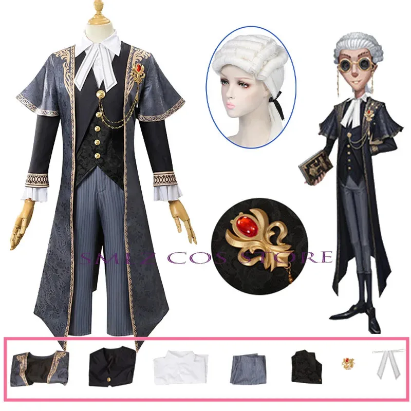 

Freddy Riley Cosplay Game Identity ⅤCosplay Costume The Weight of Justice Lawyer Uniform Trench Vest Outfit Suit for Woman Man
