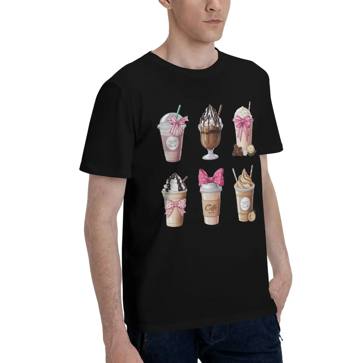 Cute Coffee Cups Set Movement Tshirt Top quality Travel Championship Graphic Eur Size