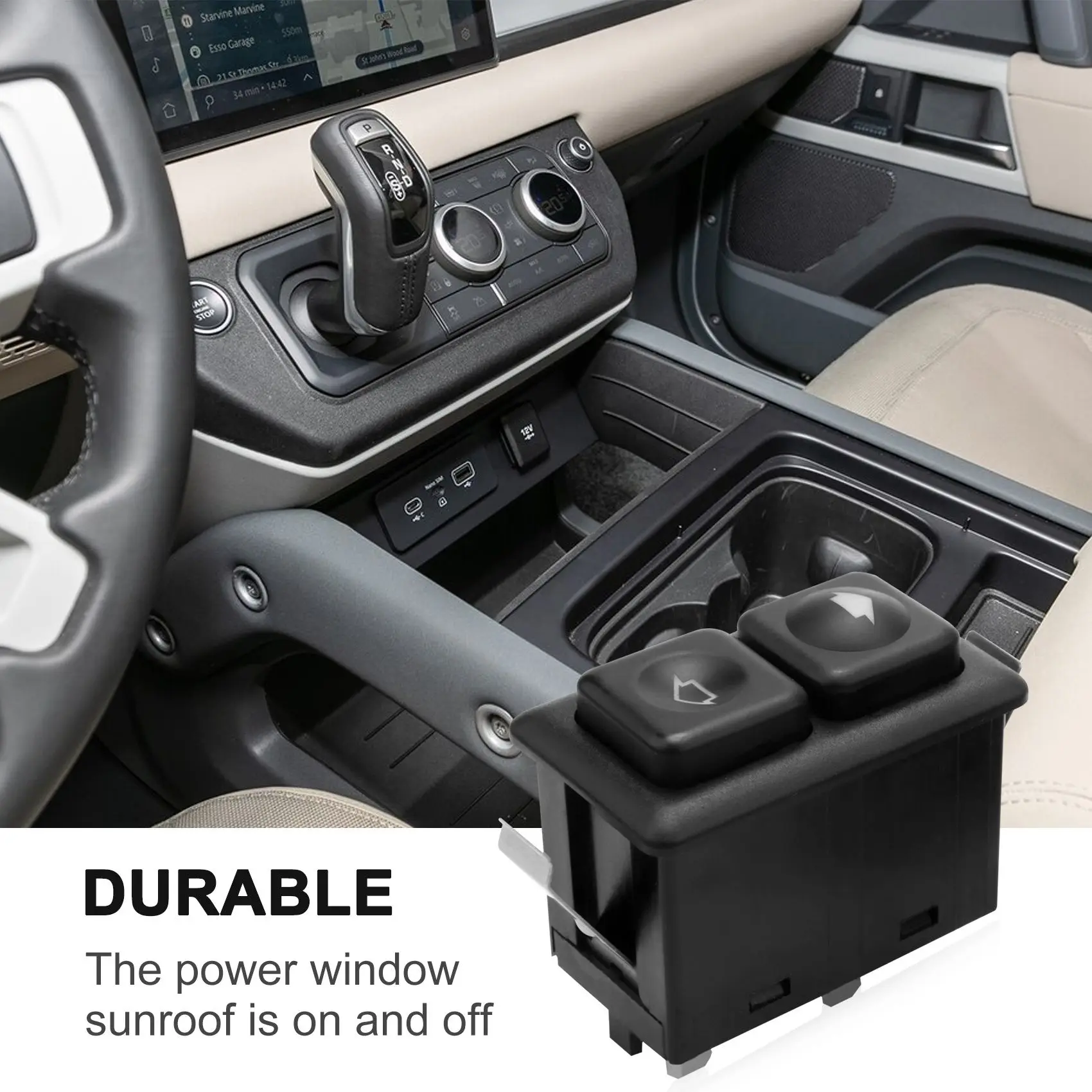 

R1-4Pcs Power Window Sunroof Switch Illuminated For Bmw E30 E24 E28 From 09/1986 61311381205 / 61 31 1 381 205