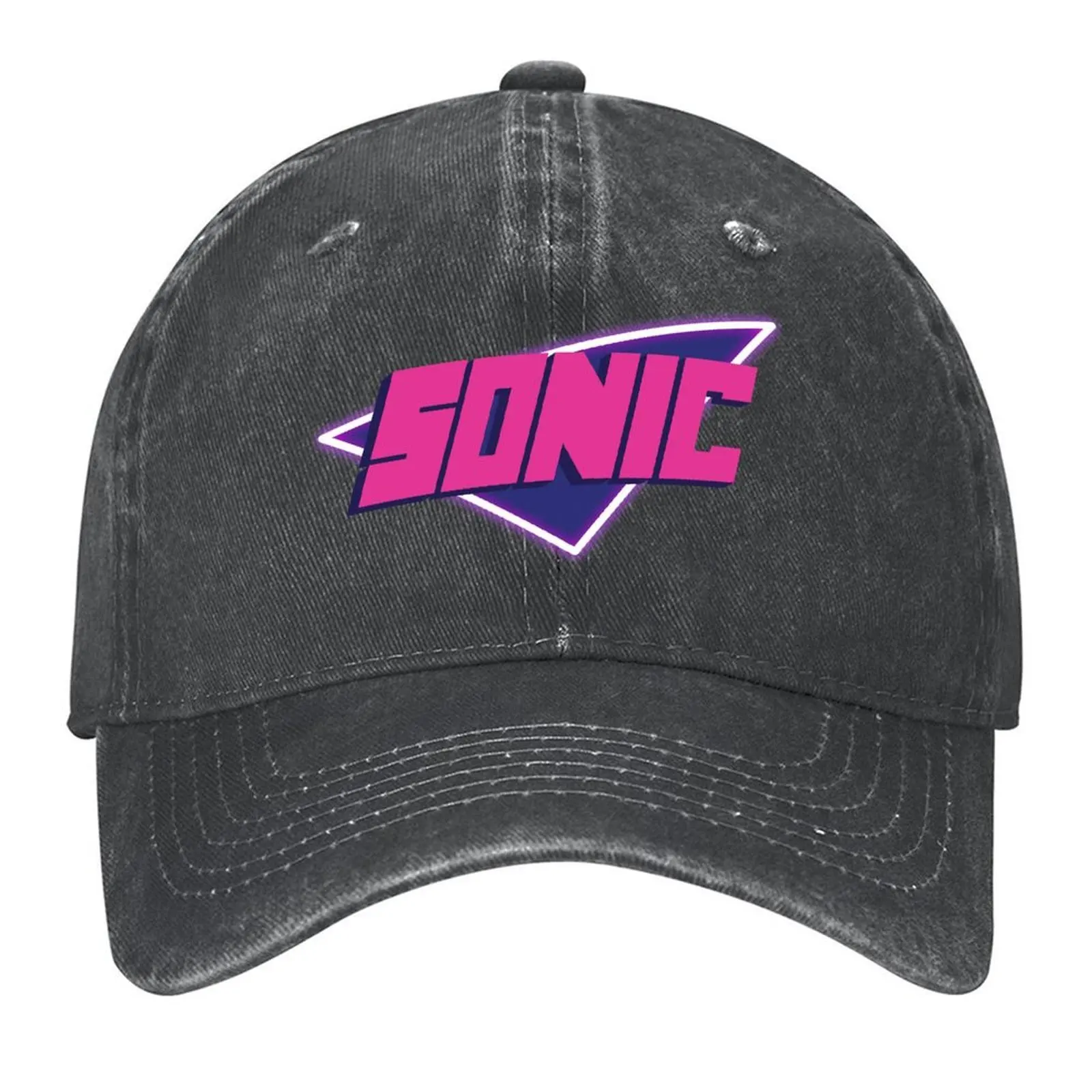 

Sonic Drive-In Logo Redesign Baseball Cap Hat Luxury Brand Visor Luxury Man Hat Hat Man Luxury Men Women's