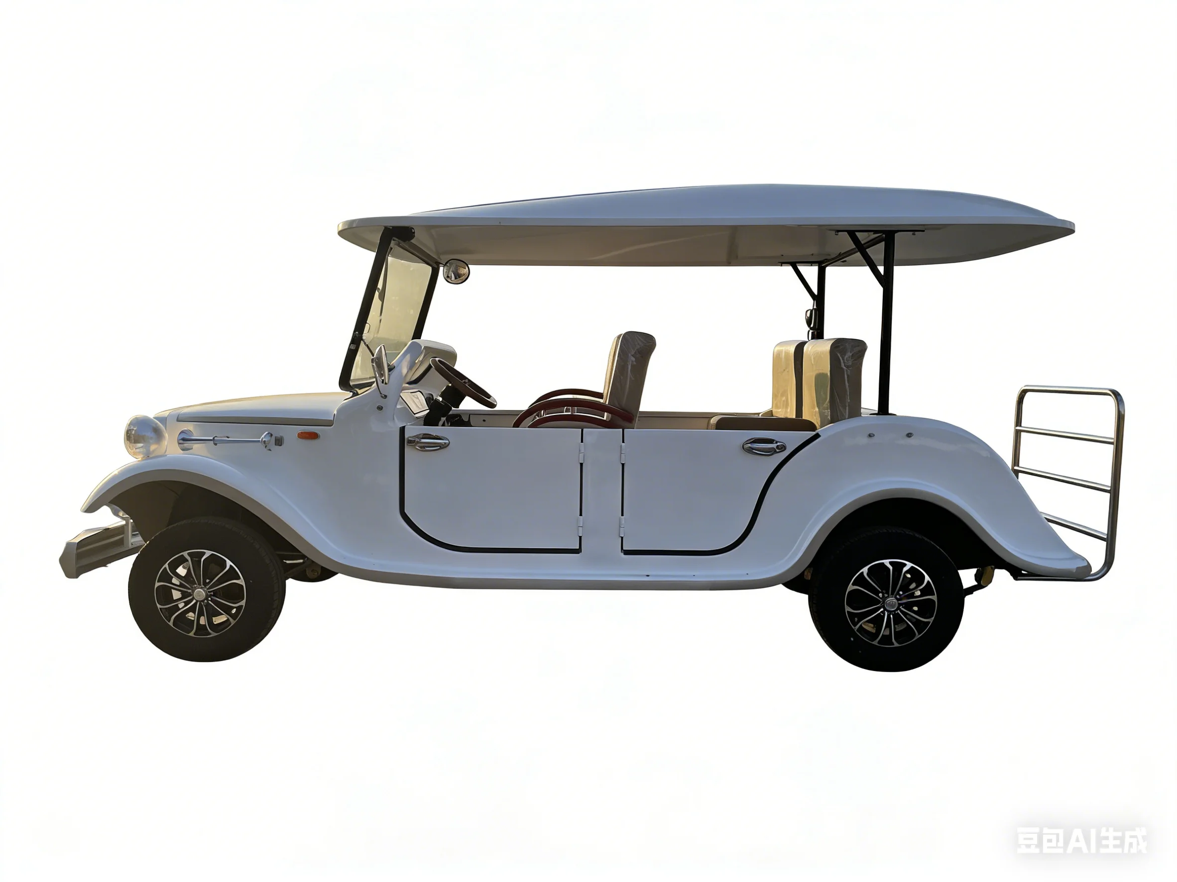 72v/200ah 4KW Battery Powered Classic Antique Electric Tourist Sightseeing Bus Vintage Antique Classic Car Wedding