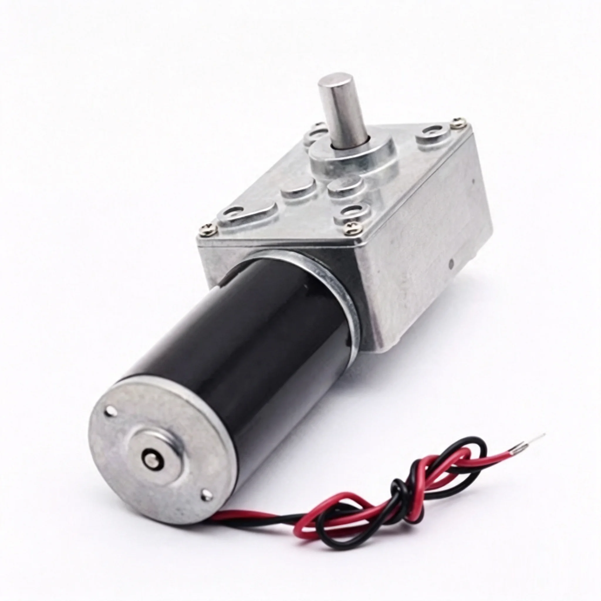 DC 12V 24V 3.5rpm-470rpm Worm Gear Motor, All-Steel Gears, High Thorque, Self-Locking, Reversible, Adjustable Speed 5840-31ZY