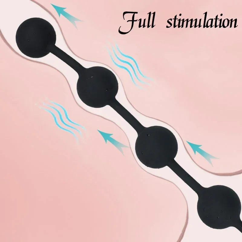 new anal plug buttplug silicone anal balls sex toys for adults erotic toy big butt plug anal beads plugs dilator but plug sextoy - Image 2