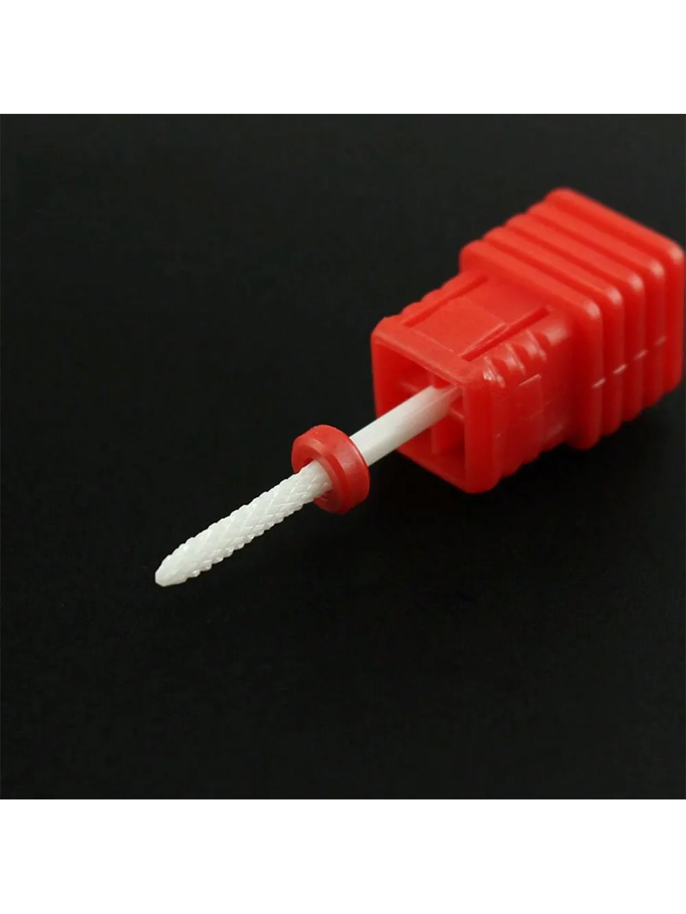 Set di testine abrasive in ceramica per nail art da 1 o 4 pezzi, strumenti esfolianti per la rimozione delle cuticole, bastoncini per la cura delle unghie pre-treatamento