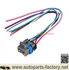 Longyue 10pcs 4L60E 4L80E Neutral Safety Switch Connector Pigtail W/ 7 Wire MLPS Range 12