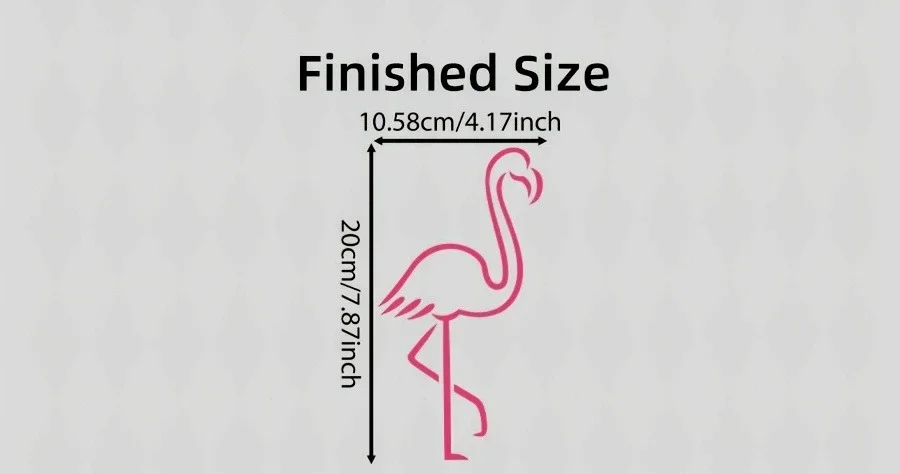 Romantic Pink Flamingo Vinyl Sticker, Minimalist Decal for Car Truck Rear Window Side Door Wedding Love Decoration