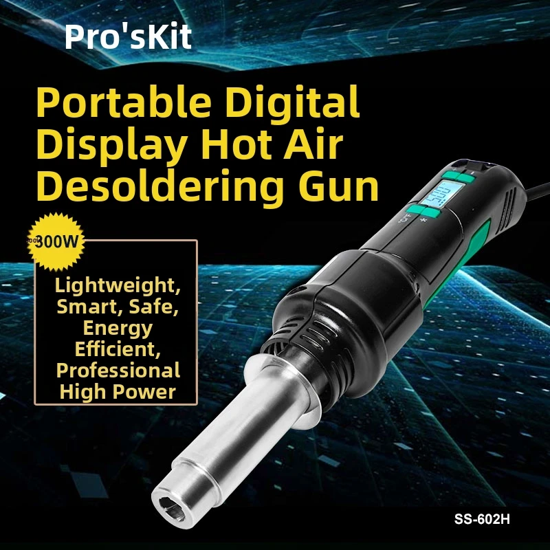 SS-602H Convenient Digital Display Temperature-Controlled Desoldering Station Hot Air  Small Electronic Repair Welding Tool