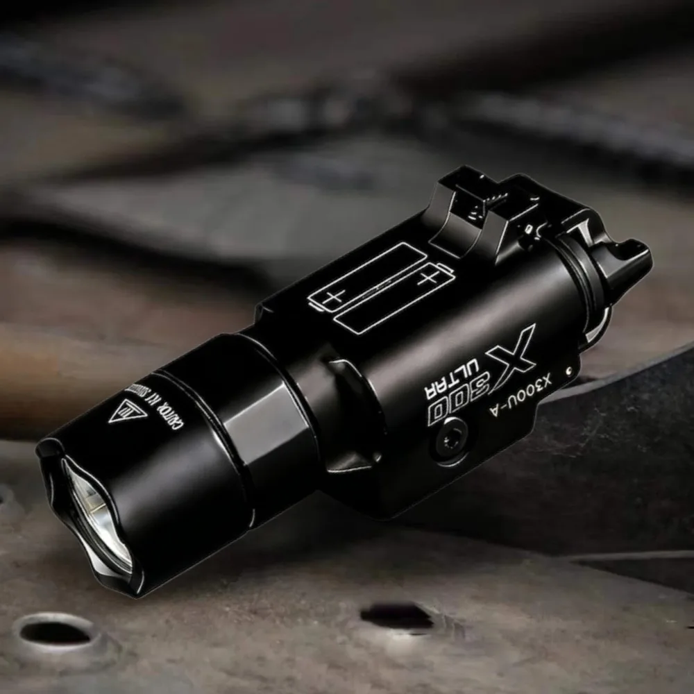 

X300U-A Hanging Flashlight 1000 Lumens Tactical Metal LED Strobe Outdoor Hunting Gun Light Scout Pistol Lamp Fit 20mm Rail