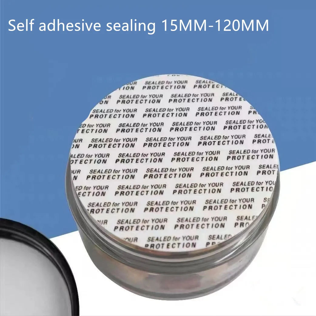 Pressure sensitive gasket self-adhesive sealing sticker seals plastic bottles to prevent leakage Pressure sensitive gasket seal