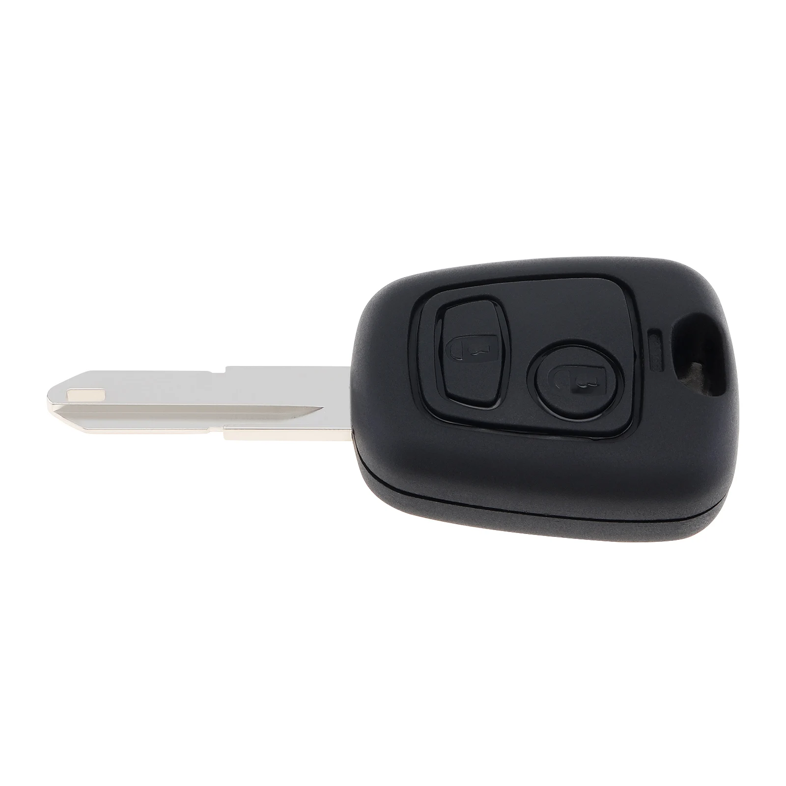 2 Knoppen Afstandsbediening Auto Sleutel Shell Fob Sleutel Case Cover Met 206 Mes Microschakelaars Geschikt Voor Peugeot 106 107 206 207 306 307 406