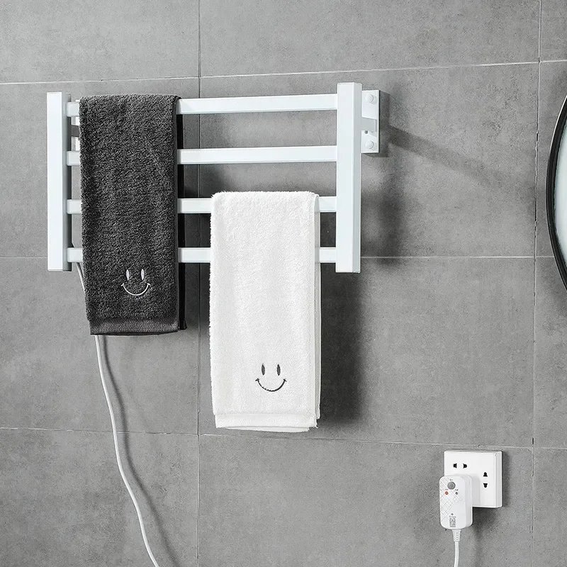 

Bathroom Electric Towel Dryer Rack 115℉-155℉，45℃-70℃ 1-24H Smart Towel Dryer Warmer Bathroom Towel Rail