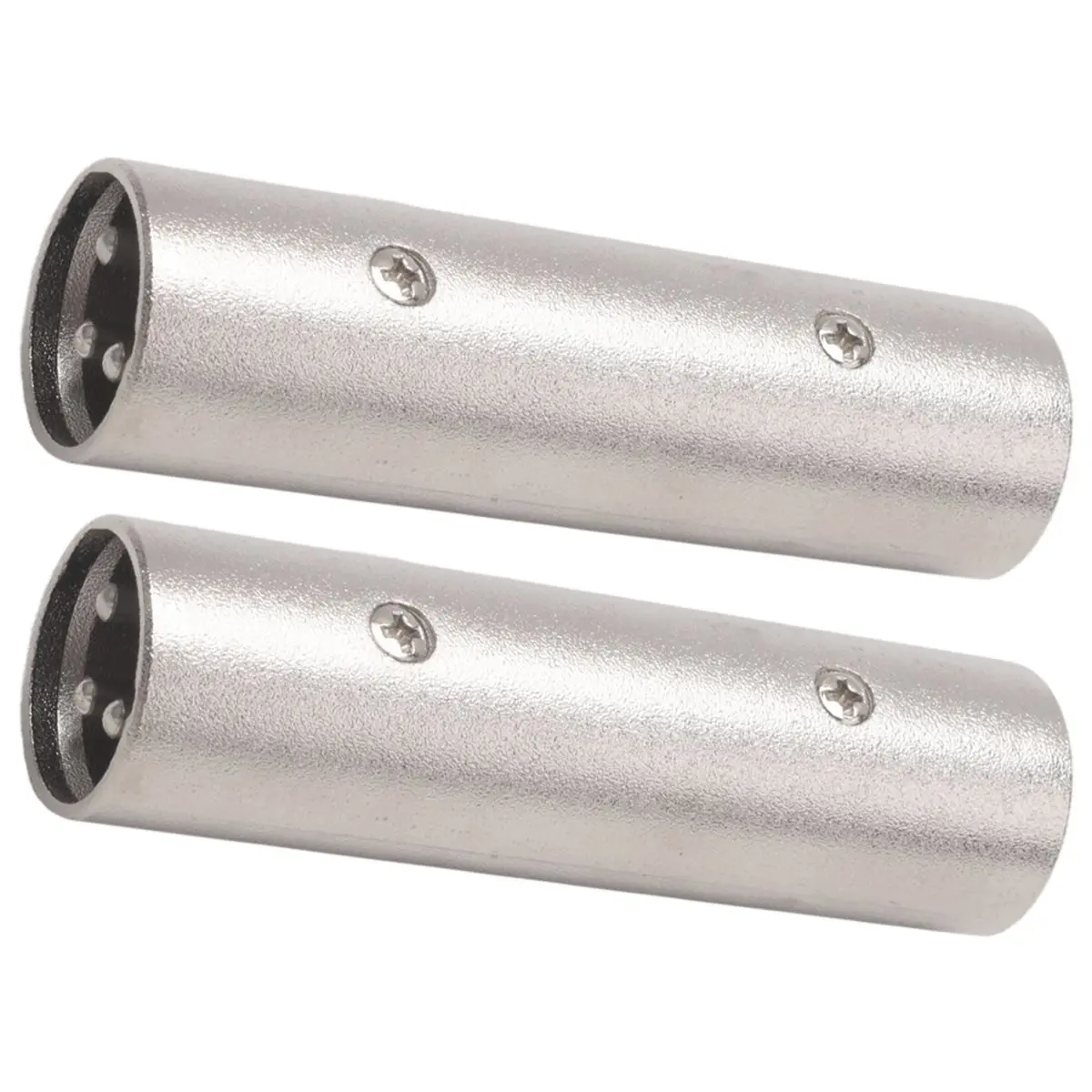 ABAN XLR Male to Male Adapter, XLR 3 Pin Male to 3 Pin Male Connector Coupler, Microphone Line Adapter -2 Pack