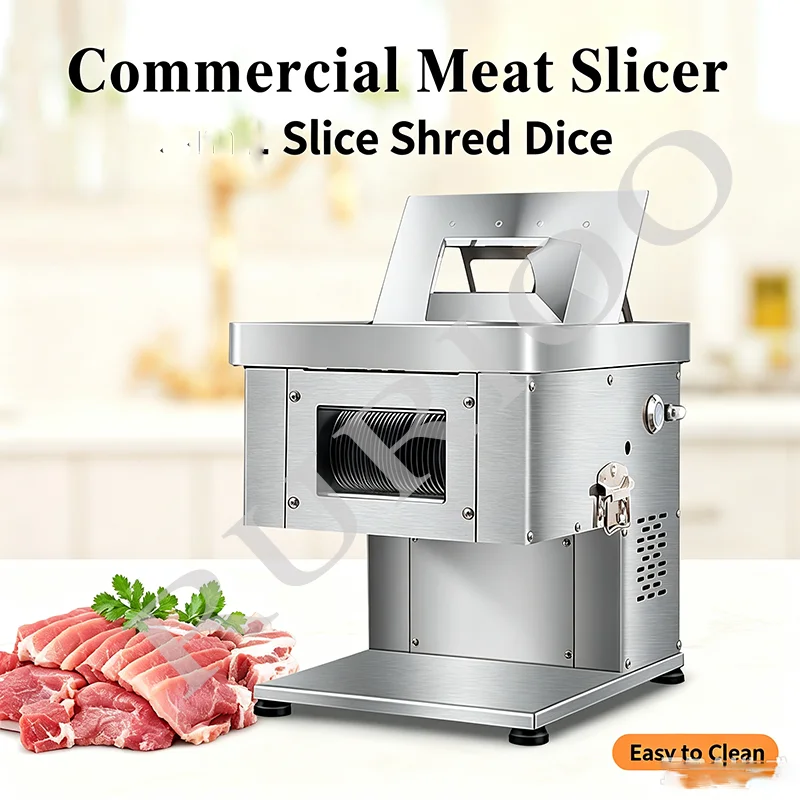 Commercial Meat Slicer Electric Automatic Fresh Meat Cutter Cutting Meat Machine