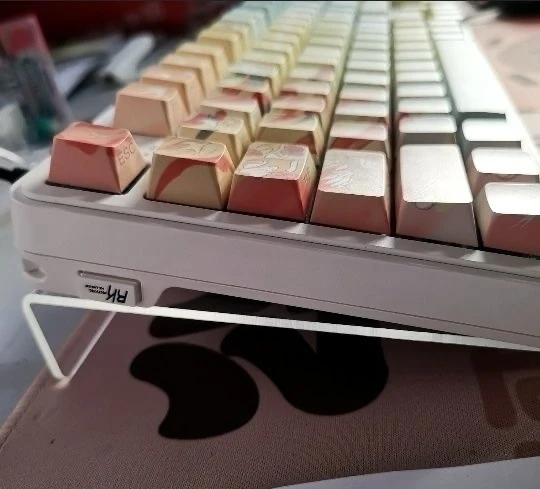 

Acrylic anti slip keyboard height stand, office desk, computer typing support bracket, transparent keyboard, wireless