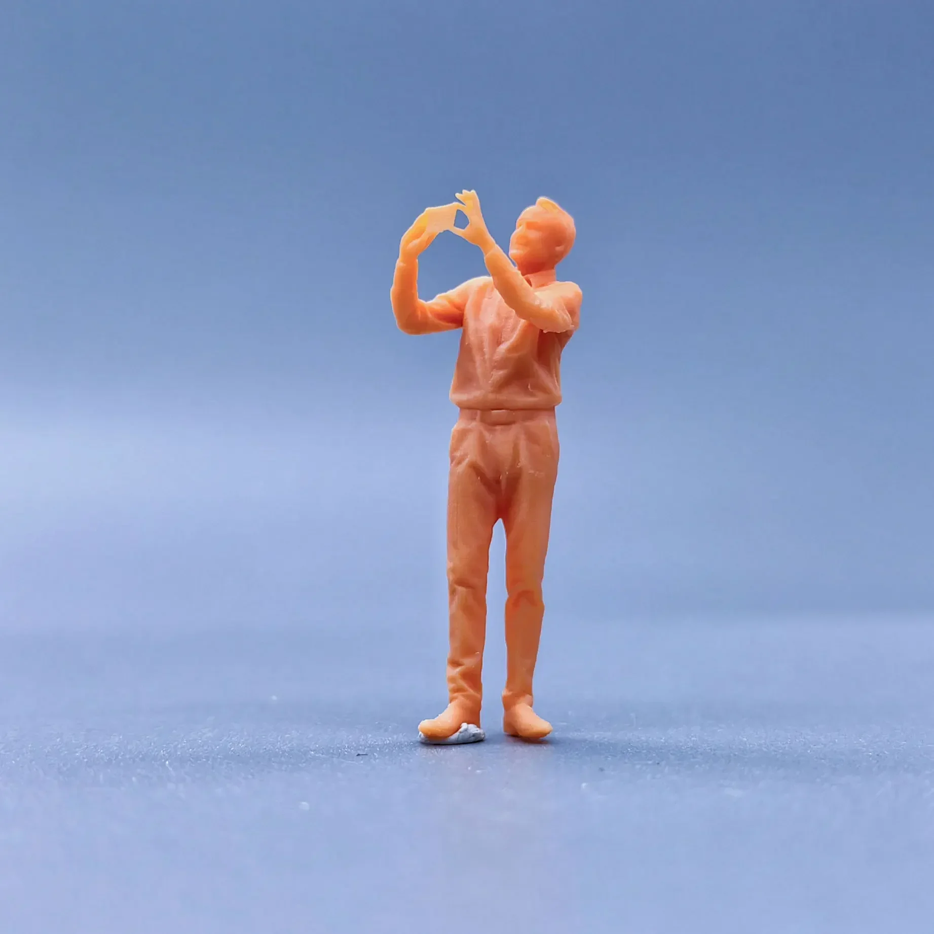 Figuren Maßstab Modell Harz elegante Hände Selfie männlich ungefärbte Miniaturen Diorama hand bemalt s207