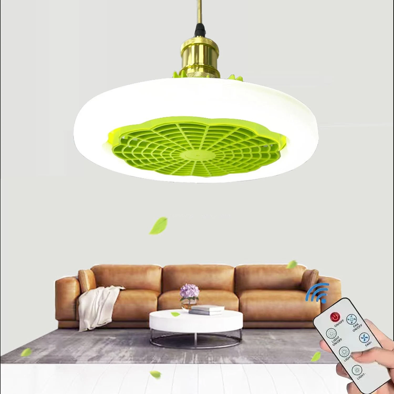 Remote Control Ceiling Fan with Light 16.5 Inch - Modern 3-Blade Design, Easy Installation, Home Decor & Air Circulation