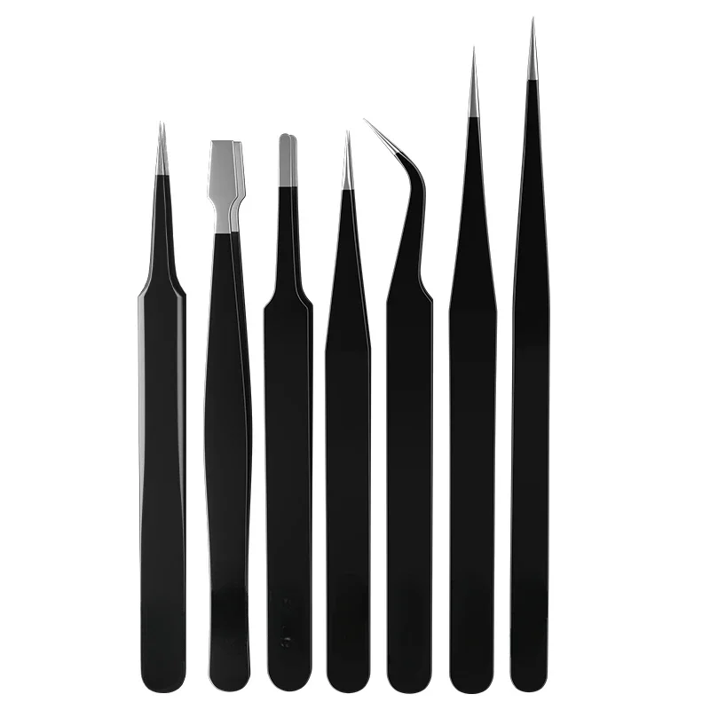 Precision Blackhead Clip Tweezers Stainless Steel Tool Repair Kit