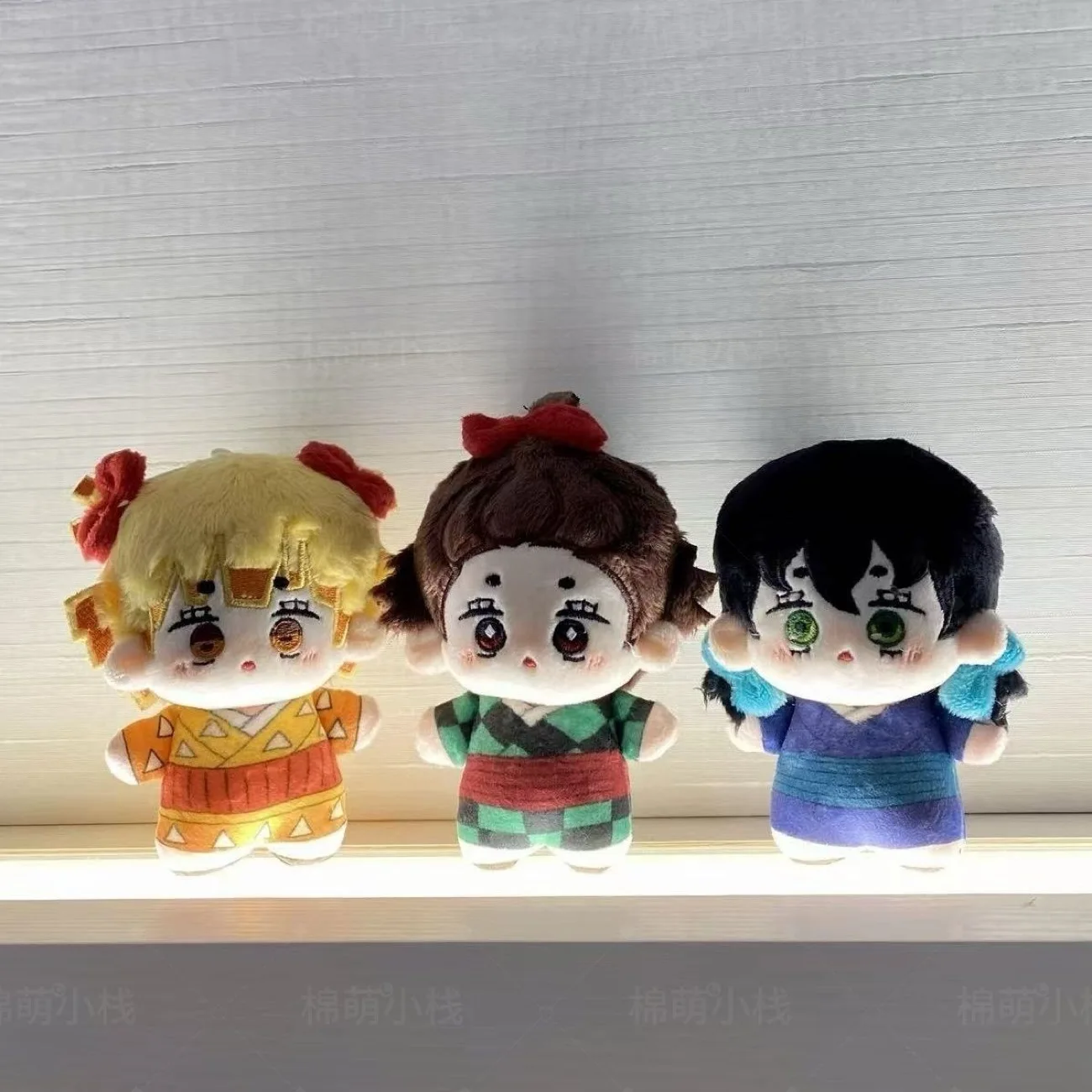 Boneka Cosplay Nunu Body Anime Plush Figure 10cm, Lucu, Berbahan Katun, Motif Ghost Killing Blade Good Charcoal Cure Lang Yi Help