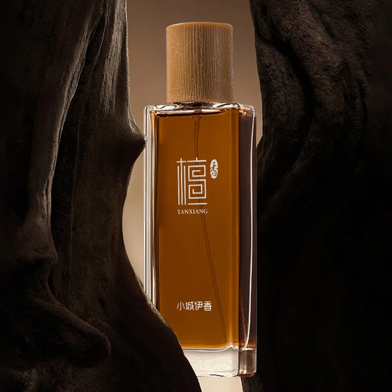 Perfume de incienso de sándalo del templo chino para hombres y mujeres, bálsamos de madera de agar de ébano, fragancia de madera de larga duración, alta calidad, 50ml