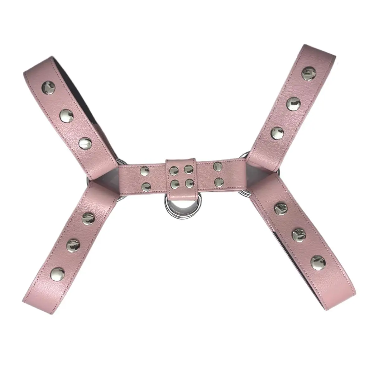 

Розовые сексуальные подтяжки для мужчин из коровьей кожи, регулируемый нагрудный ремень, ремни-подтяжки для мужчин, одежда для гей-вечеринок, для взрослых.