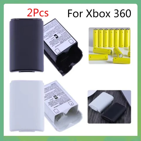 2Pcs For Xbox 360 Battery Cover Rechargeable Case Accessories For…