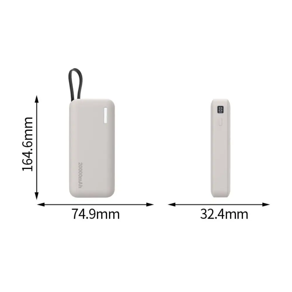 Shockproof Silicone Case Dustproof Soft Protective Cover Solid Color Portable for CUKTECH CP25 20000mAh Power Bank 55W