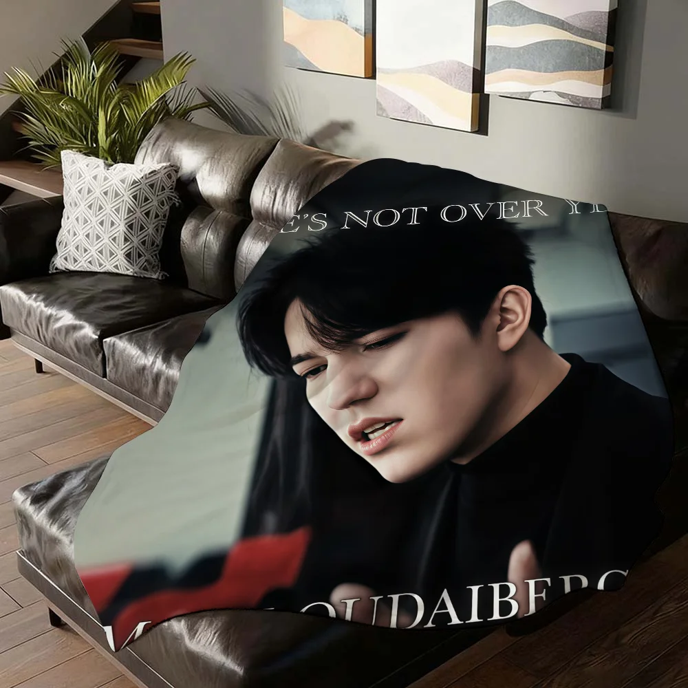 Kazakh singer Dimash Qudaibergen Blanket For Sofa Office Bed Plane Travel Sleep Read Relax Camping Soft And Warm