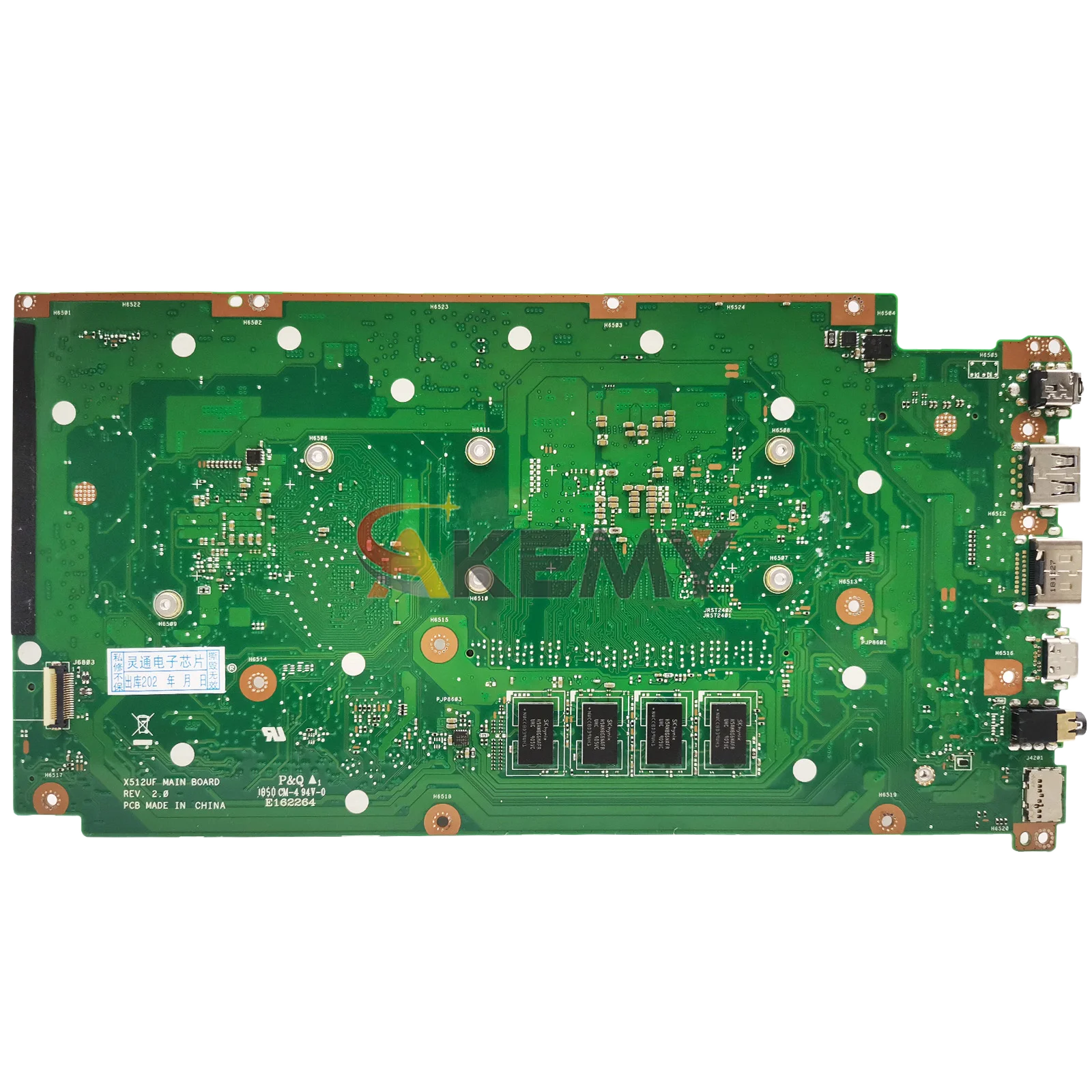 X512UB Laptop Moederbord Voor ASUS VivoBook X512UB A512U Y5100U X512U F512U V5000UA X512UF Moederbord Met I3 I5 I7 CPU testen OK