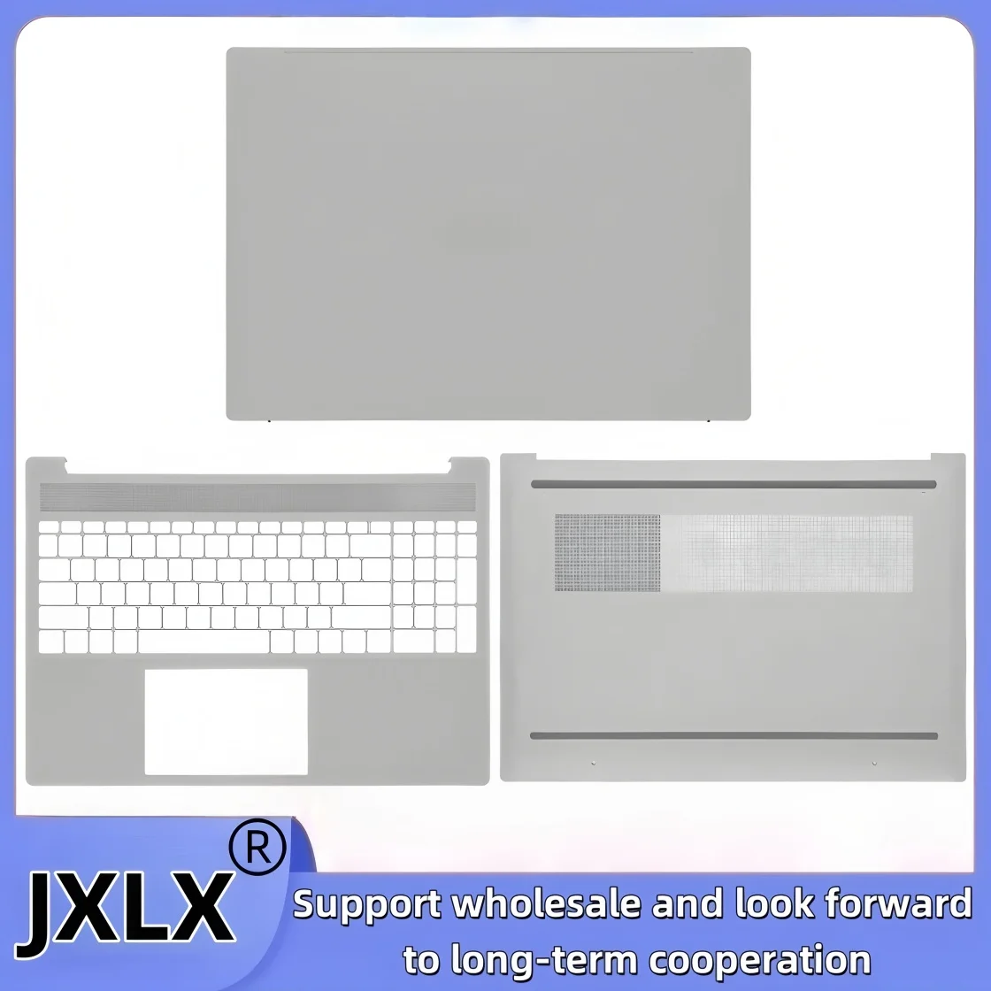 

JXLX ® Новинка для ноутбука HP Book Pro16 16-AB TPN-W161, задняя крышка с ЖК-дисплеем, верхний чехол/крышка для упора для рук/нижняя базовая крышка, серебристая