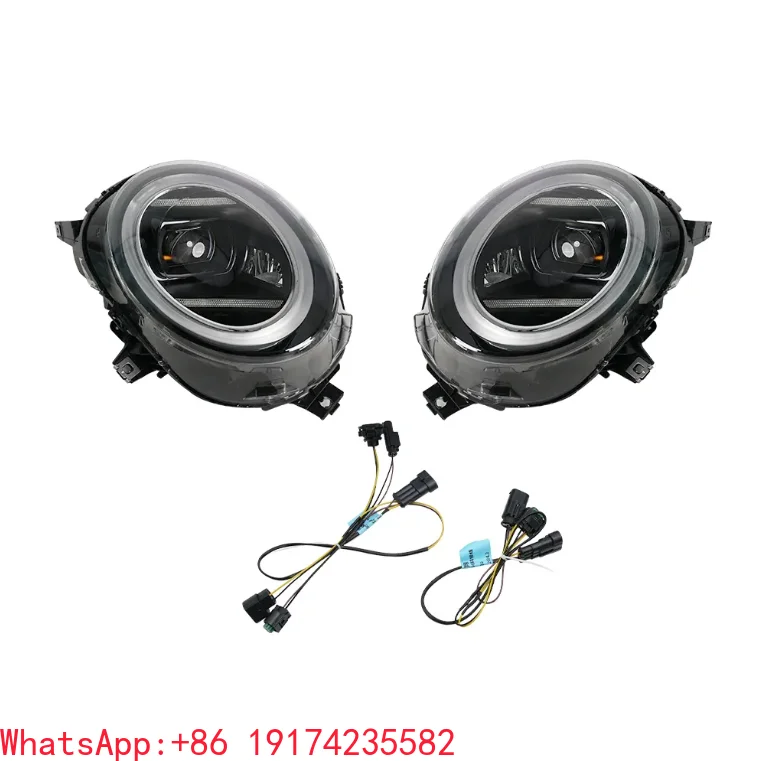 ForLED Front Lamp for Cooper Clubman F54 RGB Startup Headlight 6000k Color Mini Cooper F55 F57 F58 F56 Lights Auto Lighting