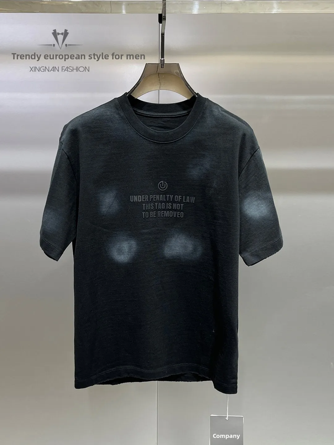 

Men's ort Sve T-irt round Ne Letter Print Pure Cotton Breathable Casual Loose Fit Spring Summer Faion f Sve