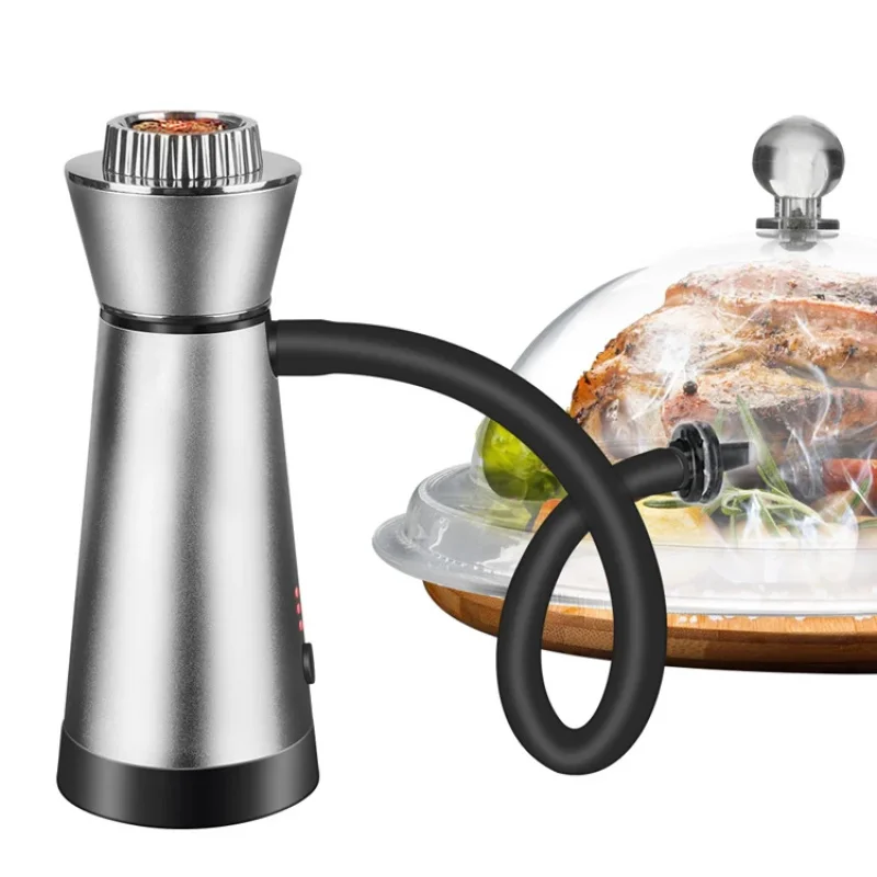 Boruit Portable Handheld Adjustable Cold Smoking Food Drink Smoke Infuser Bar Cooking Meat Barbecue Drinks