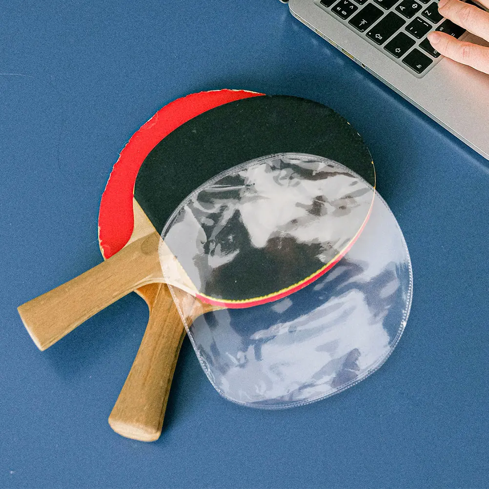 

Table Tennis Racket Protective Film Paddle for Transparent Bat Protector Cover Portable