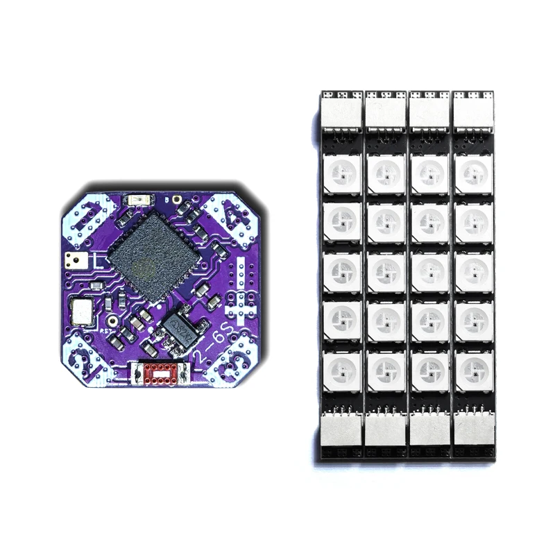6-28V 4 Channels LED Light Control Module with WiFi Status Indicator Light RGB Lamplight Controller for RC FPV Drone DIY Parts