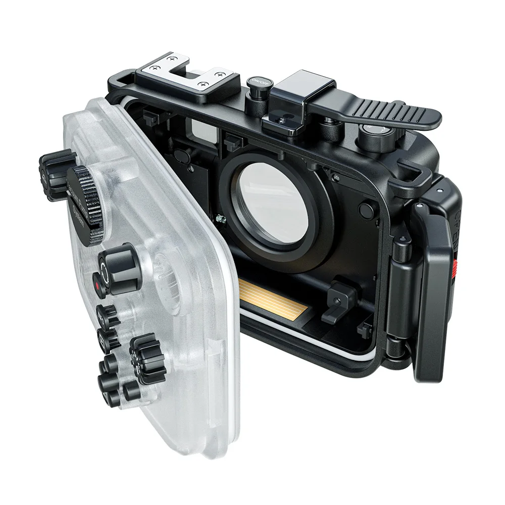 SeaFrogs TG7 60m/195ft Underwater Diving Waterproof Housing Camera Case for Olympus TG-7 おすすめレビュー