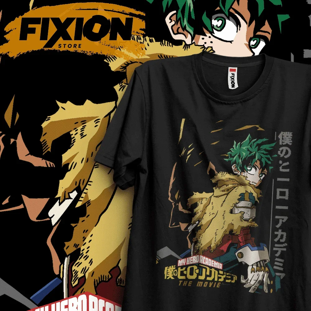 Boku no Hero – Deku Vigilante EB Anime t-shirt Manga cadeau pour les amateurs d'anime toutes tailles coton