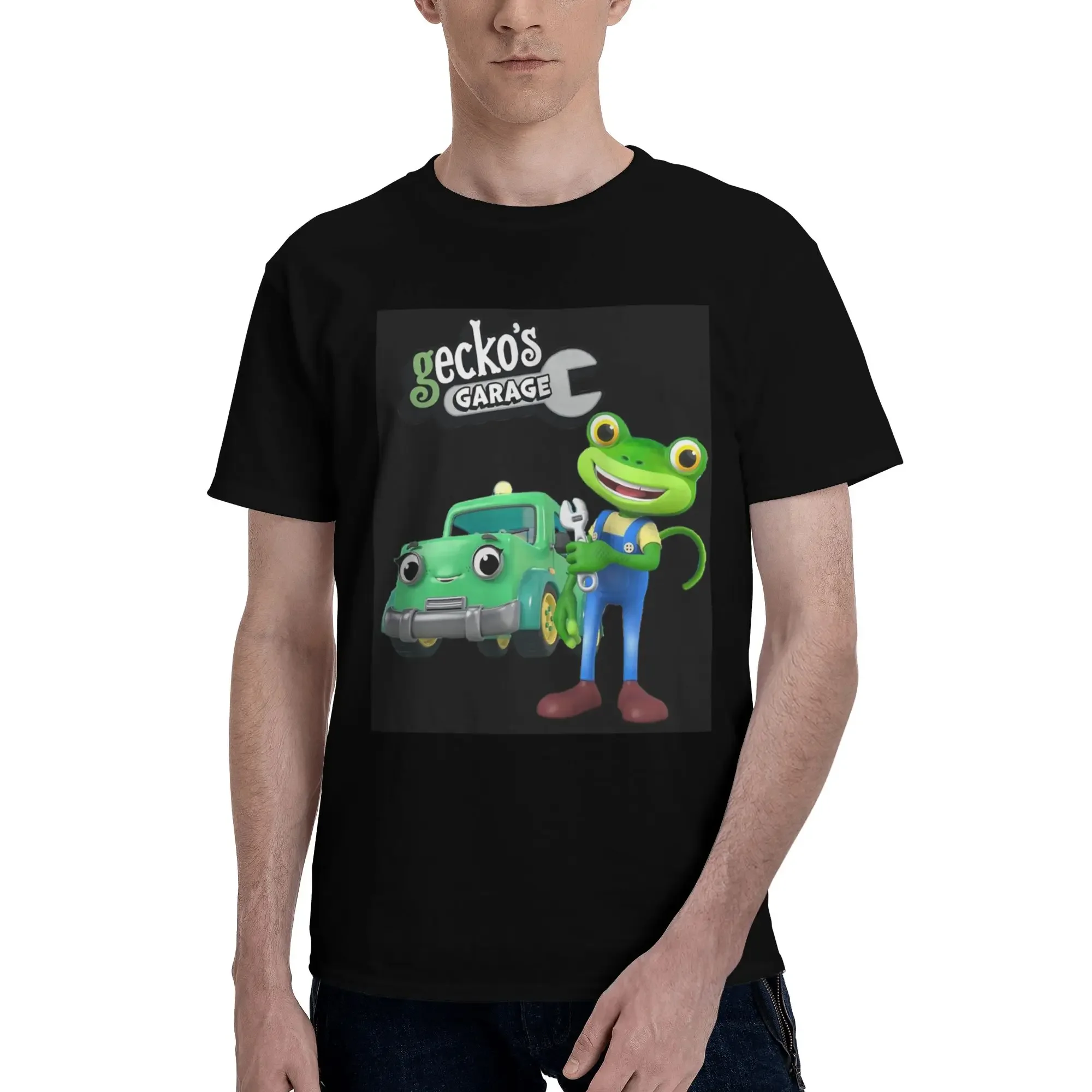 Tilly The Tow Truck Geckos Garage Fixing Trucks Vehicles 100% Cotton T-Shirt Men's Fashion T Shirts Men O-Neck Short Sleeve