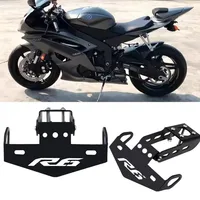 Soporte para matrícula de motocicleta, luz LED para Yamaha R6 2006-2016 YZF-R6 2017 2018 2019, eliminador de guardabarros limpio trasero para motocicleta