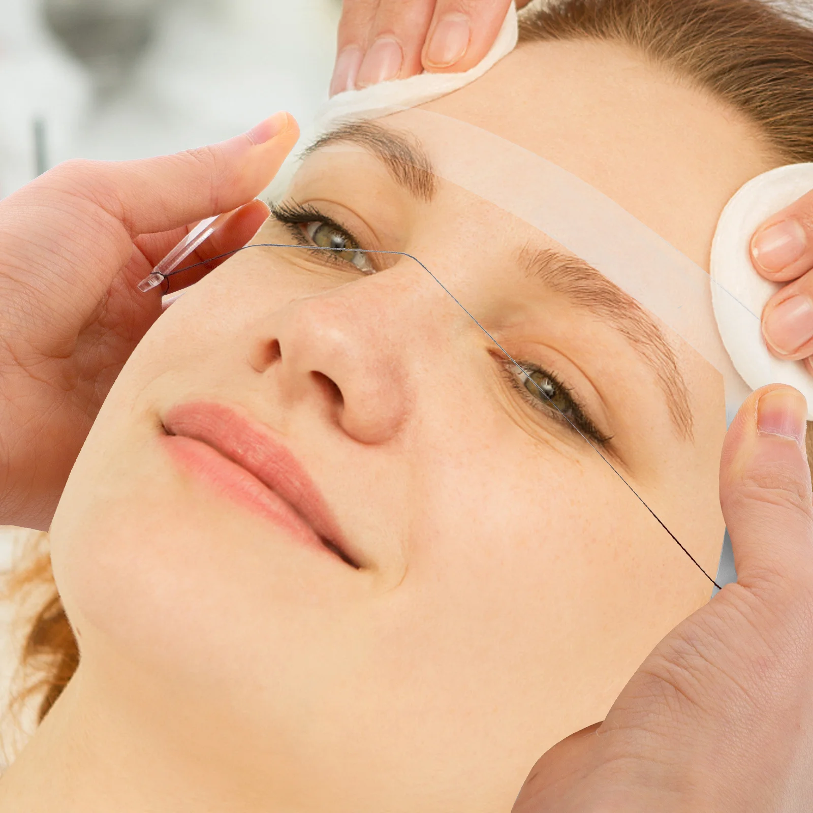 أداة رسم الحواجب مسطرة تصميم قابل للانحناء قياس مقياس واضح لتشكيل الحاجب الطبيعي دليل الاستنسل للمبتدئين #6